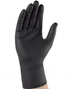 Gant nitril noir SINGER SAFETY AQL 1.5 Boite de 100 gants