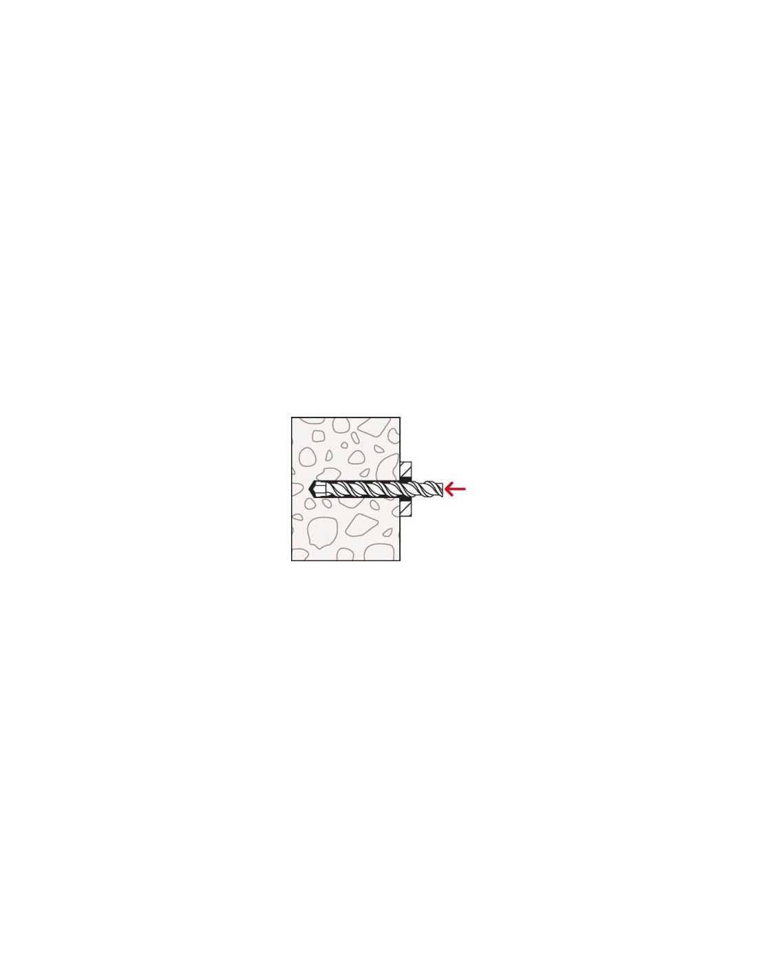 schéma Instruction de montage 1 Goujon FBN II 12/10 -12/20-12/50-12/100 en acier électrozingué Fischer