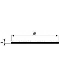DINAC - Bande antidérapante carbo-adhésive pour nez de marche Évolutif  anthracite L. 3,05 m