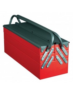 Boîte à outils métallique 5 cases + composition d'outils ÉDITION SP