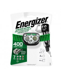 Lampe frontale rechargeable vision ultra energizer 400 lumens