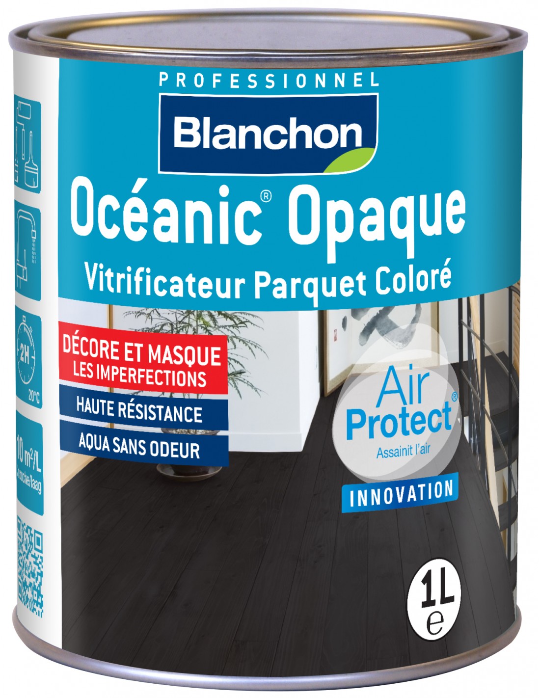 Acheter Blanchon Vitrificateur parquet Oceanic - 5 L - Bois brut en ligne