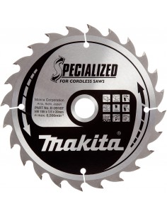 Lames carbure ''Specialized'' bois, pour scies circulaires à batterie - Makita B-09167