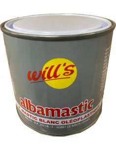 Albamastic Will's ultra blanc pot 1kg