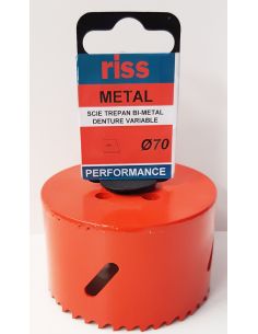 Scie trépan Bi-métal HSS spécial métaux RISS