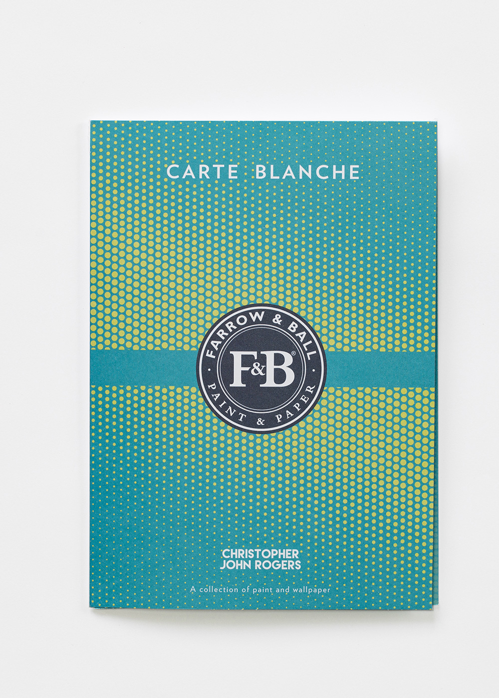 Couverture broche Collection carte Blanche Farrow and Ball by Christopher John Rogers